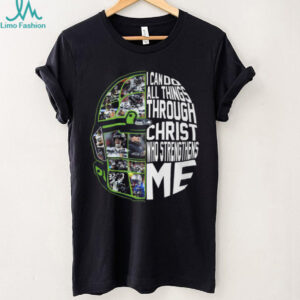 I Can Do All Things Through Christ Who Strengthens Me Seattle Seahawks Helmet T Shirt I Can Do All Things Through Christ Who Strengthens Me Seattle Seahawks Helmet T Shirt