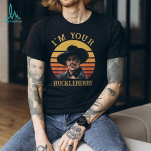 “I'M Your Huckleberry” Doc Holliday Vintage Sunset T Shirt