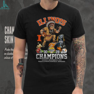 Illinois Fighting Illini Football Music City Bowl Champions Tuesday December 30 2025 shirt
