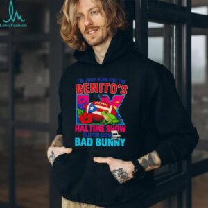 I’m just here for the Benito’s Super Bowl shirt