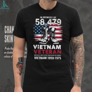 In Memory of 58,479 Vietnam Veteran 1959 1975 Veterans Day Classic T Shirt
