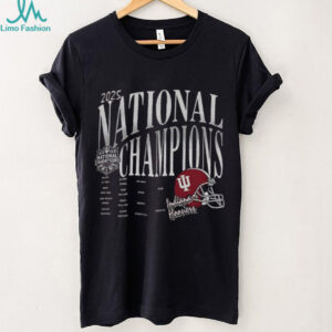 Indiana Hoosiers 2025 National Champions Bracket Schedule Tshirt