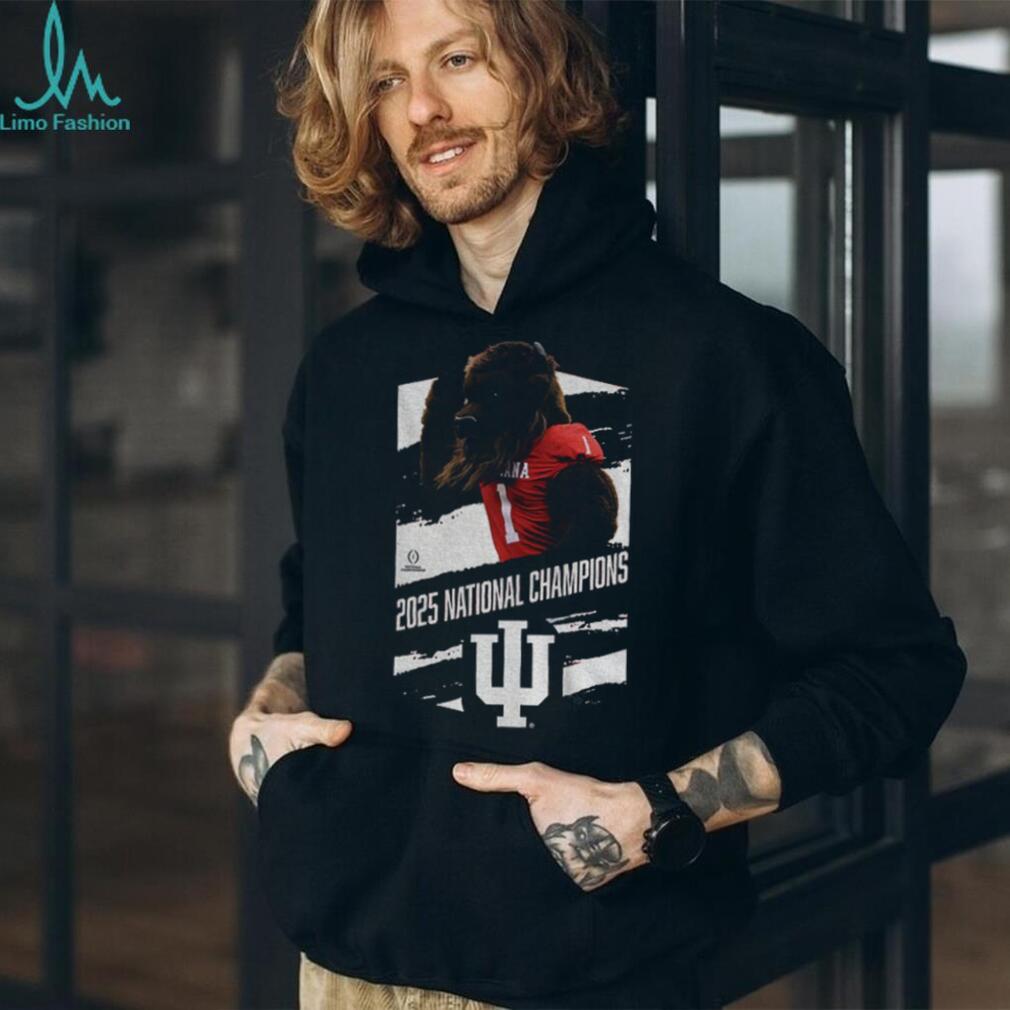 Indiana Hoosiers 2025 National Champions Mascot Football Tshirt Indiana Hoosiers 2025 National Champions Mascot Football Tshirt