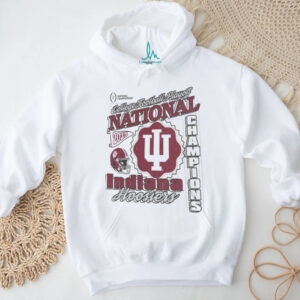 Indiana Hoosiers 2025 National Champions Vintage Cream Tshirt Indiana Hoosiers 2025 National Champions Vintage Cream Tshirt