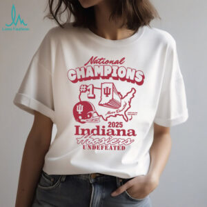 Indiana Hoosiers 2025 Undefeated National Champions Shirt