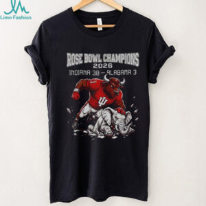 Indiana Hoosiers 2026 Rose Bowl Champions Go Big Red Mascot shirt