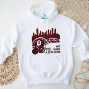 Indiana Hoosiers Fast Physical Relentless 2026 Unisex T shirt Indiana Hoosiers Fast Physical Relentless 2026 Unisex T shirt