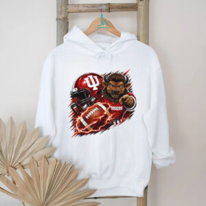 Indiana Hoosiers Football Crimson Red Helmet Bison Mascot Lightning National Champions shirt Indiana Hoosiers Football Crimson Red Helmet Bison Mascot Lightning National Champions shirt