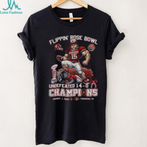 Indiana Hoosiers Football Flippin’ Rose Bowl Champions Undefeated 14 0 shirt