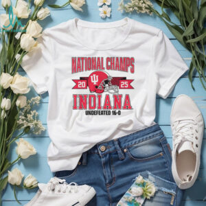 Indiana Hoosiers Football Helmet National Champions 2025 Tee