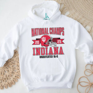 Indiana Hoosiers Football Helmet National Champions 2025 Tee