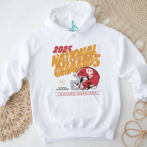 Indiana Hoosiers Football helmet 2025 CFP National Champs gold shirt