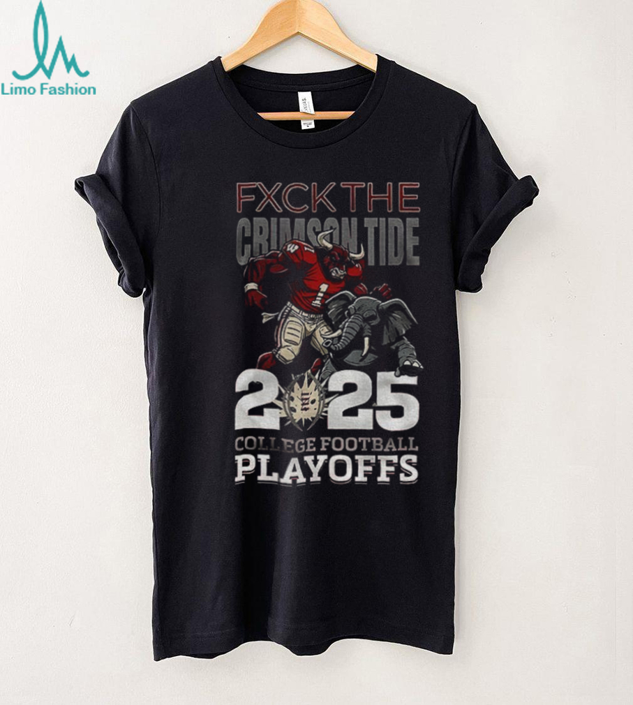 Indiana Hoosiers Fxck The Crimson Tides 2025 College Football Playoffs Mascot shirt Indiana Hoosiers Fxck The Crimson Tides 2025 College Football Playoffs Mascot shirt