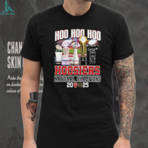 Indiana Hoosiers Hoo Hoo Hoo National Champions 2025 Trophy T Shirt