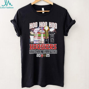 Indiana Hoosiers Hoo Hoo Hoo National Champions 2025 Trophy T Shirt