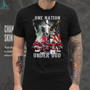 Indiana Hoosiers One Nation Under God Football T Shirt