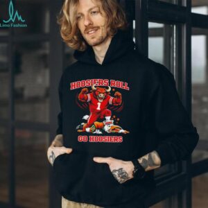 Indiana Hoosiers beat Miami Hurricanes Football mascot Hoosiers Roll Go Hoosiers shirt