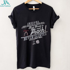 Indiana Hoosiers football chick fil a Peach Bowl 2026 that bison is a real Peach shirt