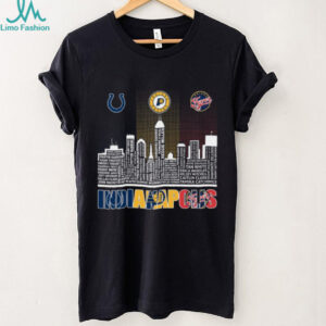 Indianapolis Pro Sports Skyline T Shirt