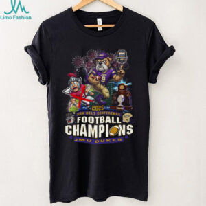 JMU Dukes 2023 Sun Belt Conference Football Champions T Shirt