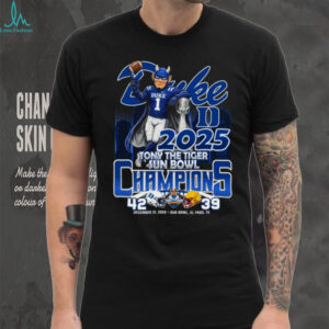 Duke Blue Devils 2025 Tony the Tiger Sun Bowl Champions T Shirt