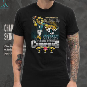 Jacksonville Jaguars 2025 AFC North Division Champions T Shirt