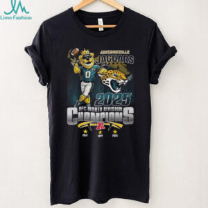 Jacksonville Jaguars 2025 AFC North Division Champions T Shirt