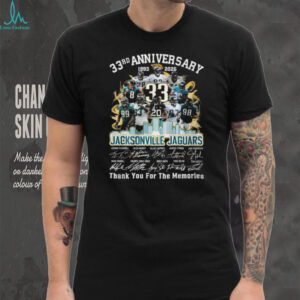 Jacksonville Jaguars 33rd Anniversary 1993 2026 T Shirt