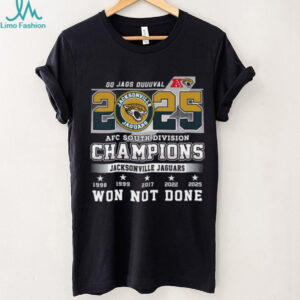 Jacksonville Jaguars AFC South Champions T Shirt Jacksonville Jaguars AFC South Champions T Shirt