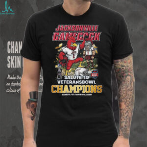 Jacksonville State Gamecocks vs Troy Trojans Salute To Veterans Bowl Champions 2025 T Shirt