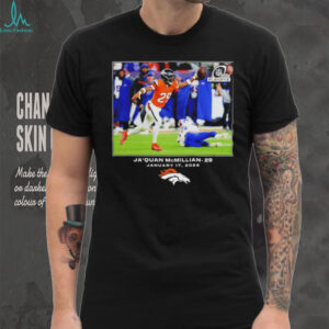 Jaquan Mcmillian Denver Broncos Nfl Playoffs January 17 2026 T Shirt