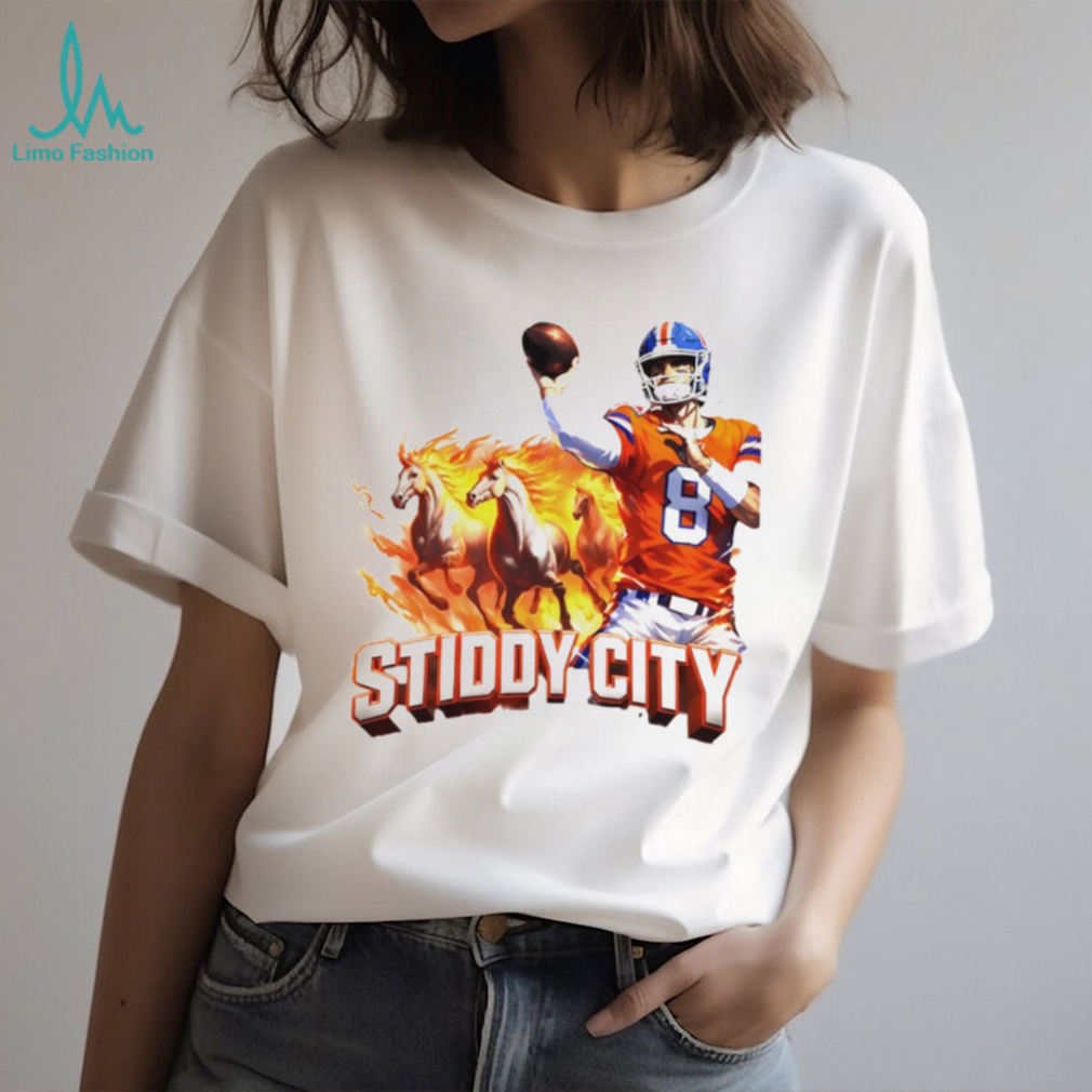 Jarrett Stidham 8 Denver Broncos Football Stiddy City 2026 shirt Jarrett Stidham 8 Denver Broncos Football Stiddy City 2026 shirt