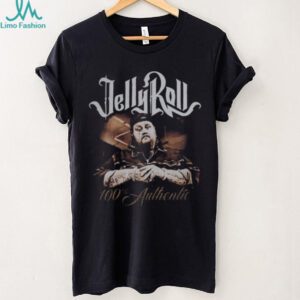 Jelly Roll 100 Percent Authentic Country Music Tshirt Jelly Roll 100 Percent Authentic Country Music Tshirt