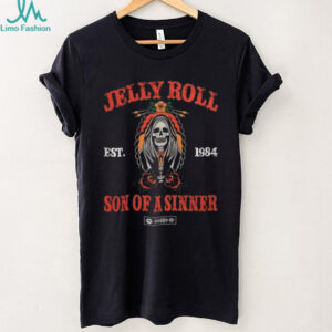 Jelly Roll Son Of A Sinner Skull Tshirt Jelly Roll Son Of A Sinner Skull Tshirt