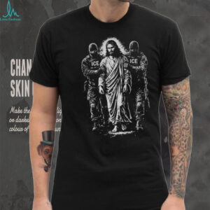 Jesus Arrested Parody anti Ice Sarcastic Immigrant Rights Political Protest shirt Jesus Arrested Parody anti Ice Sarcastic Immigrant Rights Political Protest shirt