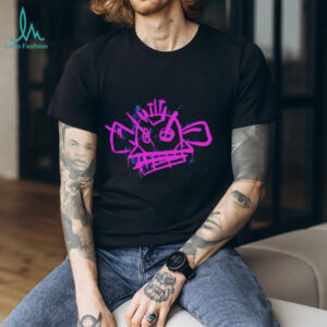 Jinx Monkey Graffiti Neon Pink Punk Art T Shirt
