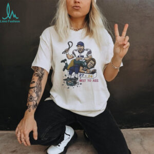 Josh Allen Trevor Lawrence Belt To Ass Buffalo Bills 27 24 Jaguars Unisex T shirt