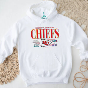 Kansas City Chiefs Super Bowl Champions IV LIIV LVII LVIII vintage shirt