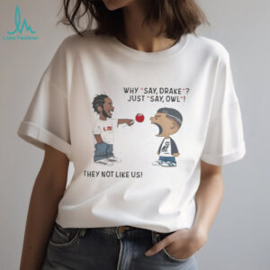 Kendrick Lamar Why Say Drake Just Say Owl They not Like Us Shirt