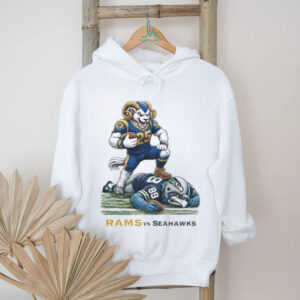LA Rams Dominating Seattle Seahawks Mascot Football T Shirt T Shirt