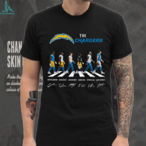 Los Angeles Chargers Abbey Road Signatures T Shirt