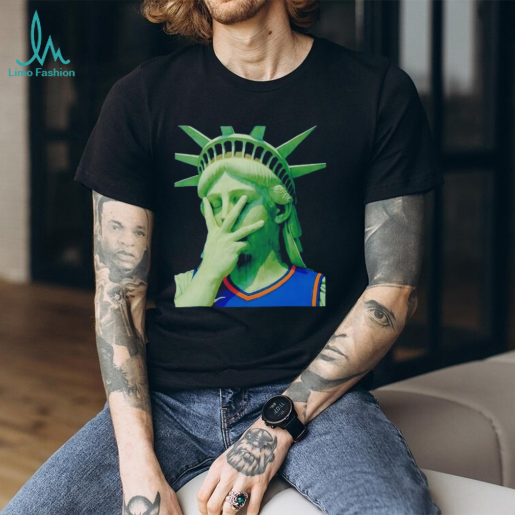 Liberty Facepalm Basketball T Shirt New York Statue of Liberty Jersey Graphic Liberty Facepalm Basketball T Shirt New York Statue of Liberty Jersey Graphic