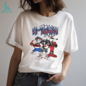 Looney Tunes x Houston Texans H Town Football vintage shirt Looney Tunes x Houston Texans H Town Football vintage shirt