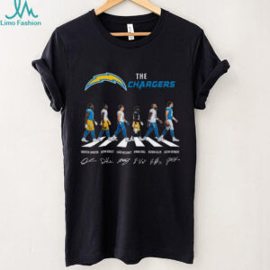 Los Angeles Chargers Abbey Road Signatures T Shirt