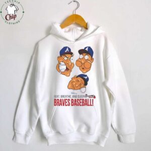 Los Angeles Dodgers caricature I eat breathe and sleep braves baseball shirt Los Angeles Dodgers caricature I eat breathe and sleep braves baseball shirt