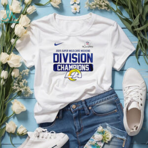 Los Angeles Rams 2025 Super Wild Card Weekend Division Champions shirt