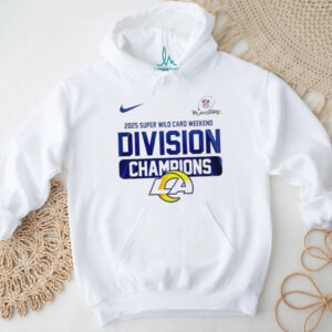 Los Angeles Rams 2025 Super Wild Card Weekend Division Champions shirt