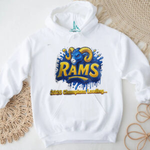 Los Angeles Rams 2026 Champions Loading Football Graphic Tee