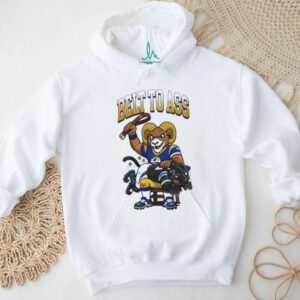 Los Angeles Rams Belt To Ass Carolina Panthers Mascot 2026 Unisex T shirt Los Angeles Rams Belt To Ass Carolina Panthers Mascot 2026 Unisex T shirt