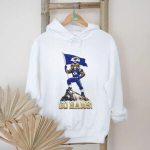 Los Angeles Rams Mascot Flag Go Rams 2026 Unisex T shirt